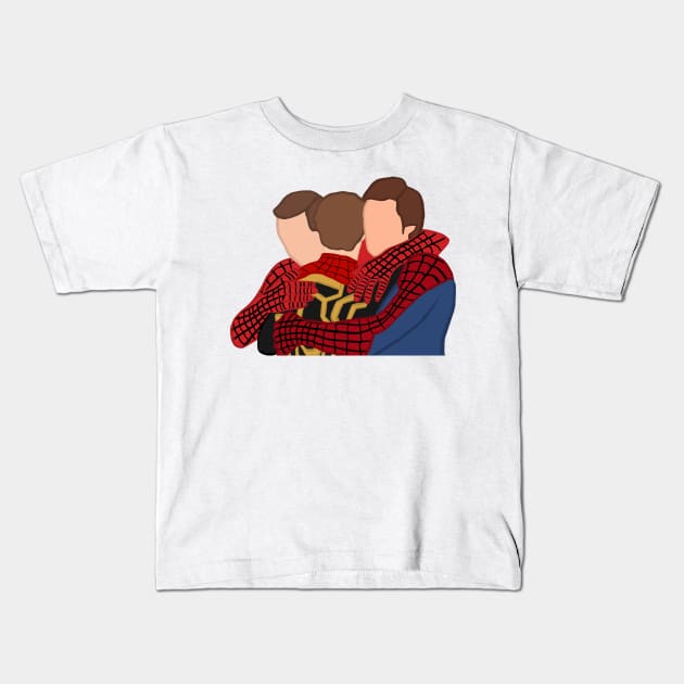 Spidey Hug Kids T-Shirt by Sofieq
